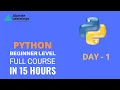 Day - 1 Complete Python Tutorial