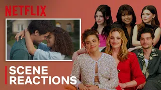 the cast of ginny u0026 georgia react to the most wild and sincere moments from season 3 netflix