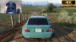 Forza Horizon 5 - 2002 BMW Z3 M COUPE - Test Drive with THRUSTMASTER TX + TH8A - 4K