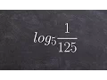 Evaluating a Logarithm of a Fraction