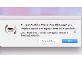 To Open You Need To Install The Legacy Java SE 6 Runtime