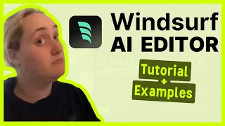 Windsurf Editor TUTORIAL // Better than Cursor? (yes)
