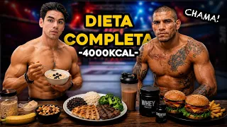 Fiz a Dieta do Alex Pereira Por 1 dia!  🗿 #dietadosfamosos