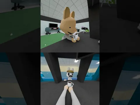 POV: Intern vs Barney in Animal Hospital😂 #animalhospital #roblox #robloxhorror