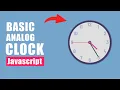Making Analog Clock using Javascript Tutorial