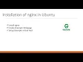 Installation of nginx in Linux Ubuntu