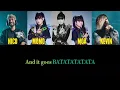 Babymetal x Electric Callboy RATATATA [Color coded lyrics Romaji, Japanese and English Translation]