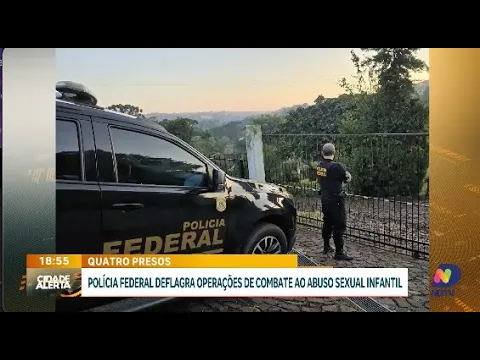 Polícia Federal prende quatro pessoas em operação contra abuso sexual infantil