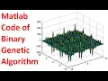 Matlab Code of Binary Genetic Algorithm