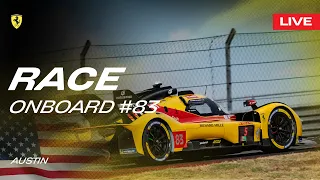 LIVE RACE Onboard car #83 for Lone Star Le Mans | Ferrari Hypercar