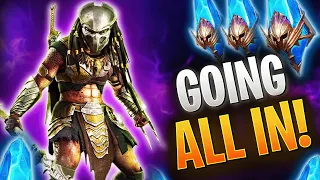 chasing predator pulling 150 ancient shards for 2x chance raid shadow legends