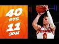 Donte DiVincenzo SETS NEW KNICKS Franchise 3-Point Record In A Game - 11 Threes March 25 2024