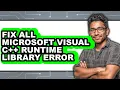 How to Fix All Microsoft Visual C Runtime Library Error full Guide