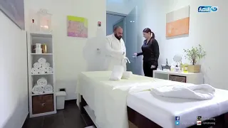 لما تستغل الفندق اللي نازل فيه وتروح تعمل مساج ببلاش 