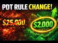 PDT Rule Change Explained 25 000 Barrier Finally Broken