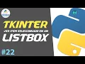 How to View the Selected ITEM in a LISTBOX with TKINTER Intermediate Python Course