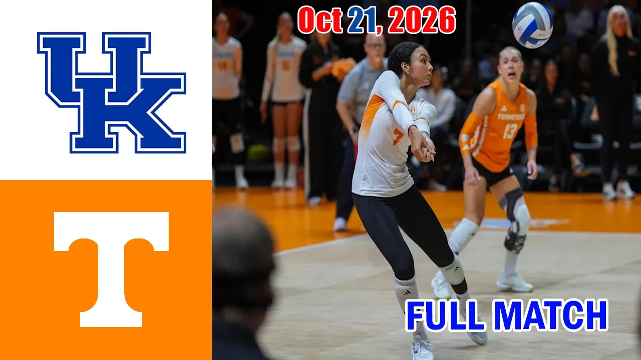 Tennessee vs Kentucky FULL MATCH Oct 21, 2026 | NCAA Women's Volleyball