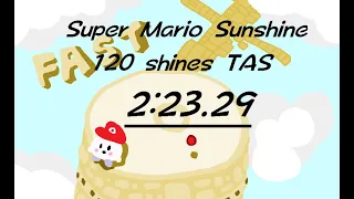 TAS Super Mario Sunshine 120shines in 2 23 29 42