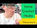 NEW Walmart Yarn Crochet Hook Clearance finds