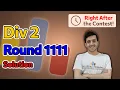 Codeforces Round 1111 Div 2 Solutions by Arpa