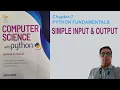 CBSE CLASS 11 Chapter 7 Python Fundamentals Chapter 7 Python Fundamentals - Class 11