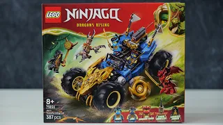 LEGO Ninjago Dragons Rising 71856 Jay's Transforming Car - LEGO Speed Build Review