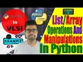 Mastering Python List Operations with Practical Code Examples