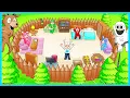 Download Lagu MIPAN \u0026 ZUZUZU BUAT RUMAH PALING BAGUS DAN NYAMAN DI HUTAN SELAMA 99 HARI! KAYA HOTEL!