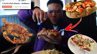 Trying the BEST rated Seafood restaurant on YELP
