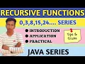 Recursive Function Practise Questions Generate Square num series upto 20 Practical by Shivansh