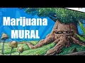 I painted a DISPENSARY MURAL in Westport Kansas City Missouri