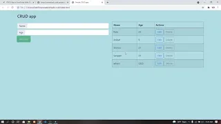 CRUD App In JavaScript With Source Code Source Code Projects