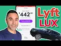 Lyft Lux REAL EARNINGS As A Lyft Lux Driver Day 6 Lyft Lux Black Lyft Driver Pay