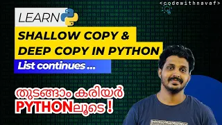 EP 17 Shallow Copy and Deep Copy in Python Learn