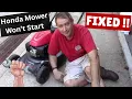 EASILY FIX a HONDA LAWN MOWER that Won t START or RUN