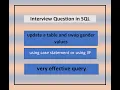 gender query sql query