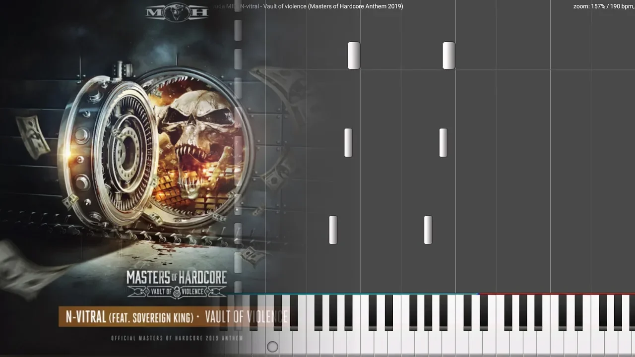 N-vitral & Sovereign king - Vault of Violence (Masters of Hardcore Anthem 2019) (Darmayuda MIDI)