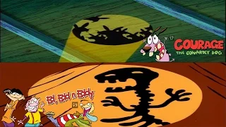 Courage The Cowdarly Dog And Ed Edd N Eddy Make Puppet Shadows 