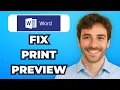 How to Fix Word Not Printing or Print Not Working Word Tuto