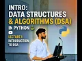 Introduction to DSA Using Python Complete Course 2026