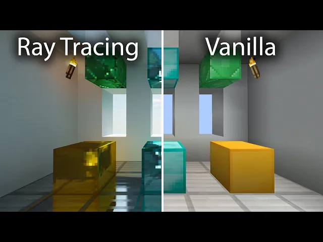 Minecraft Vanilla vs SEUS PTGI E6 Ray Tracing [4k/60FPS]