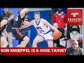 Wisconsin Badgers basketball recruiting with Jason Jordan Kon Kneuppel Greg Gard and Kai Rogers