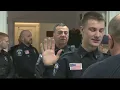 Nathan Taylor sworn in as new police officer in Wellsburg