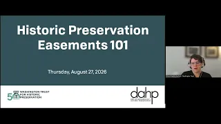 Webinar Historic Preservation Easements 101
