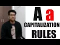 Capitalization rules explained with examples When to use Capital letter Uppercase rules