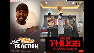 shatta wale thugs feat ara b x captan ii kart reaction