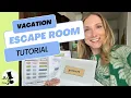 Escape Room Set Up For Middle School High School Teachers Travel Edition