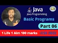 Class 06 Programming in Java Class X ICSE 100 MARKS Prateik Sharma by Java