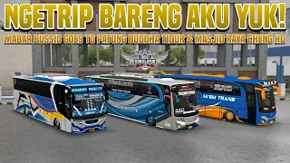MABAR BUSSID! KITA NGETRIP BARENG KE WISATA PATUNG BUDDHA TIDUR & MASJID CHENG HOO DI BUSSID V4.5.2!