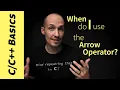 When to use the Arrow Operator in C and C